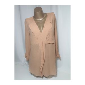 Aritzia T. Babaton Silk Blouse. Peach. XS.